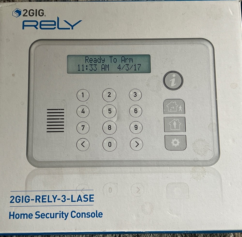 2GIG Rely Home Security Panel Only - 2GIG-RELY-3-LASE