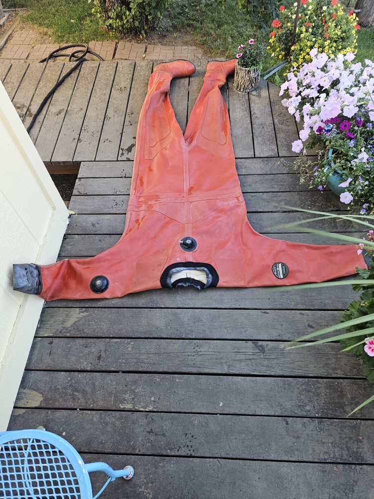 Thor Commercial Dive Suit Vulcanized Rubber Fair Condition