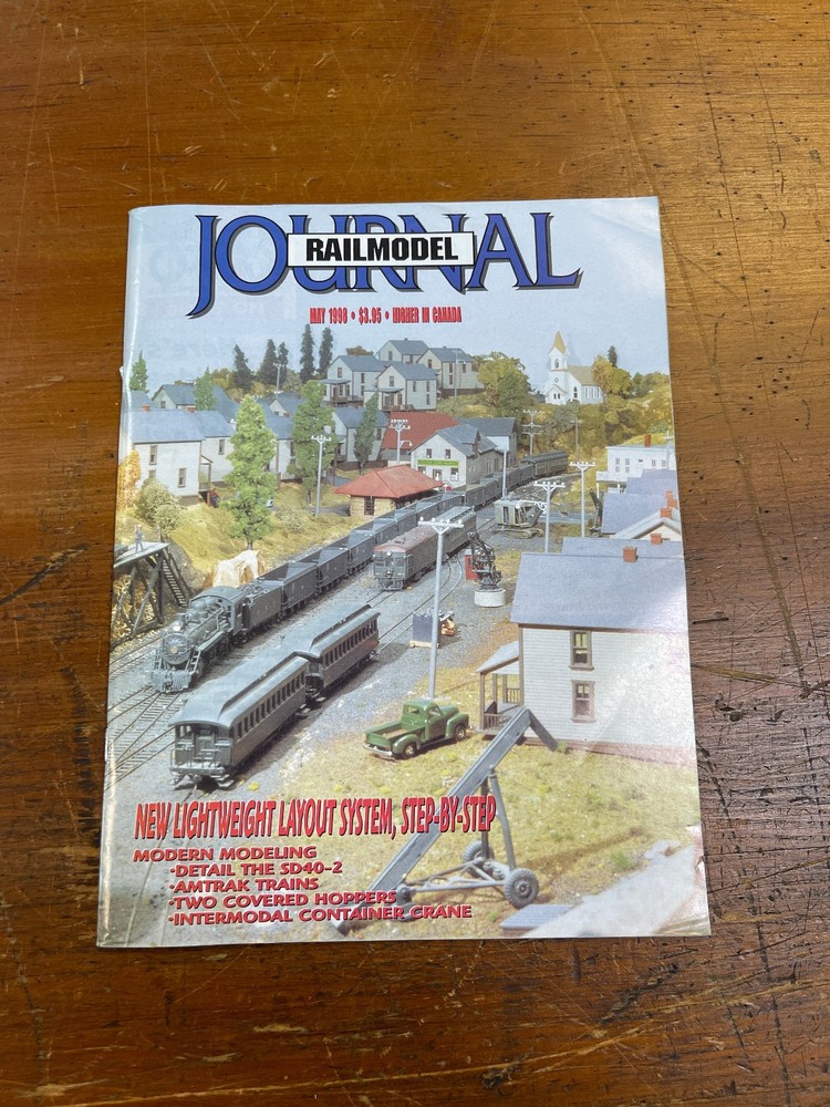 Railmodel Journal ~ May 1998 ~ Volume 9, No. 12 ~ New Lightweight Layout System