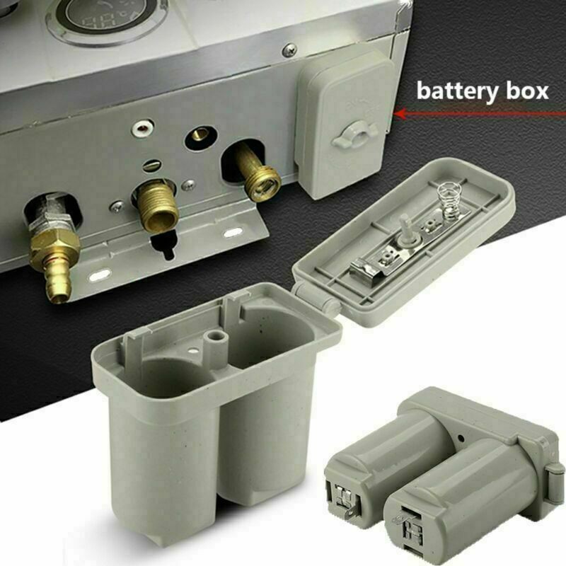 2PCS Water Heater Box Parts Double Compartment Battery Case For Gas Water Heater
