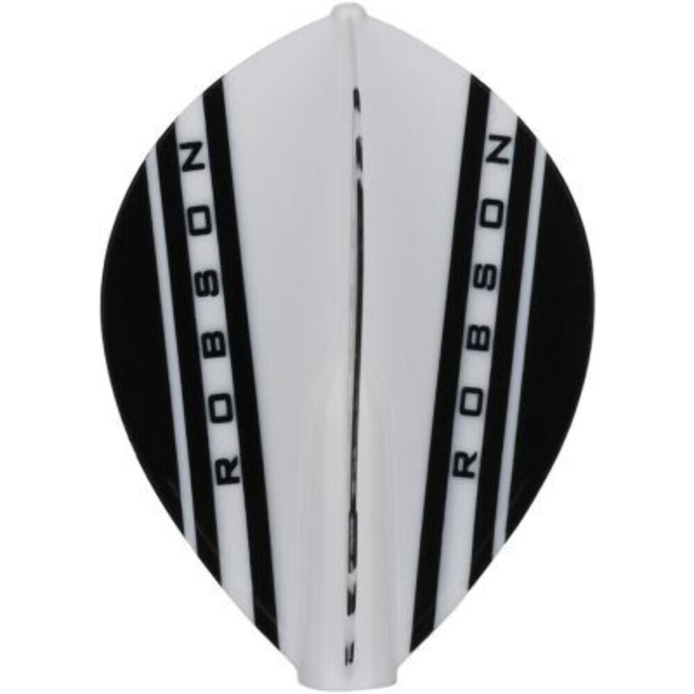 Robson Plus V Dart Flights Pear - White
