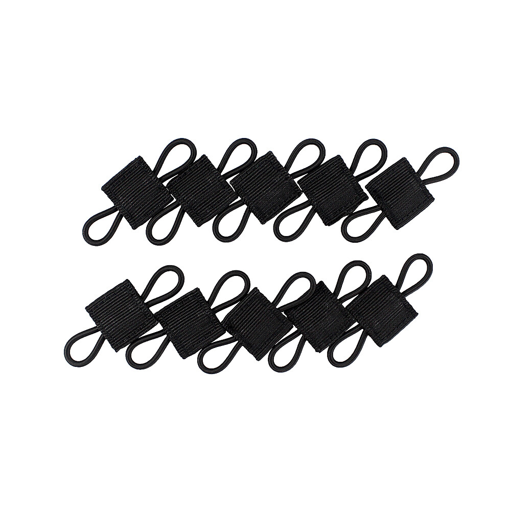 10pcs PTT Retainer Tactical MOLLE Webbing Strap Antennas Cable Organizer US