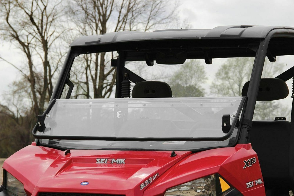 Polaris Ranger 1000 XP & Crew Folding Flip Down Full Front Windshield 2017-2023