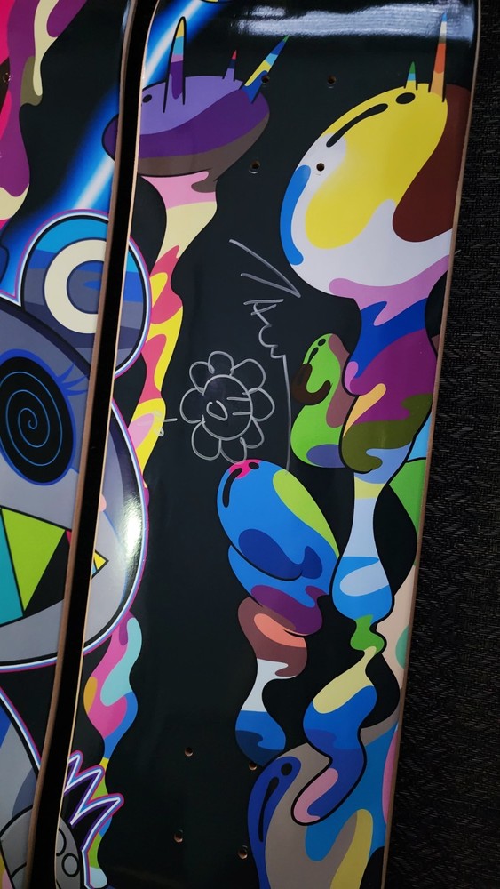 TAKASHI MURAKAMI ComplexCon 2019 "POLLUTED" Limited SIGNED Skateboard Deck Set