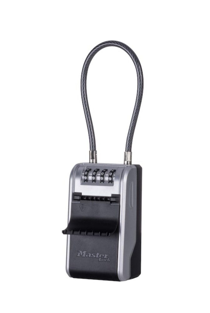 Master Lock Large Removable Cable Key Lockbox Combination Dials Security Safe