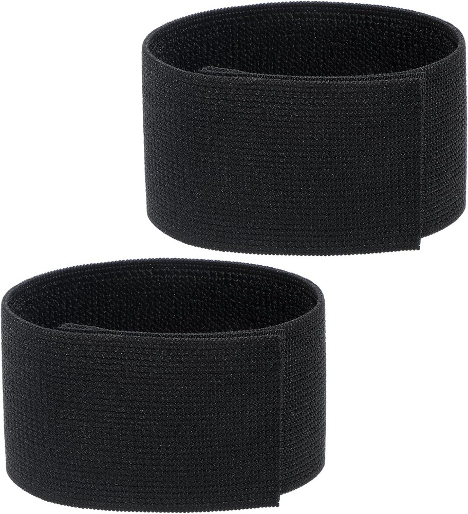 Black Boot Straps, 2 PCS Elastic Polyester Ankle Straps for Cowboy