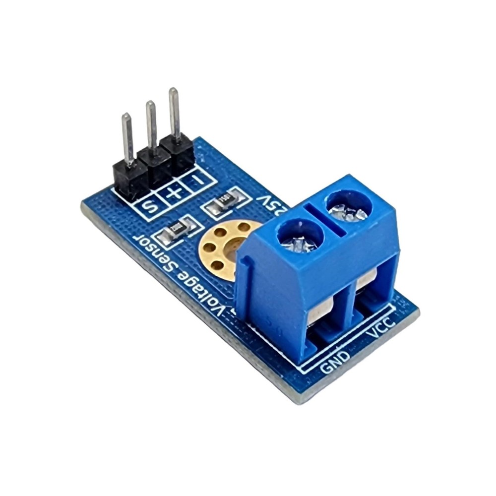 Voltage Sensor DC 0-25V Module, 5 PCS Voltage Detection for Arduino ESP32