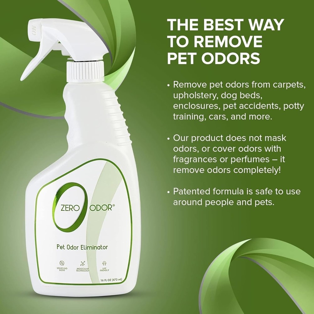 Molecular Technology Pet Odor Eliminator Spray - Ultra Effective & Gentle