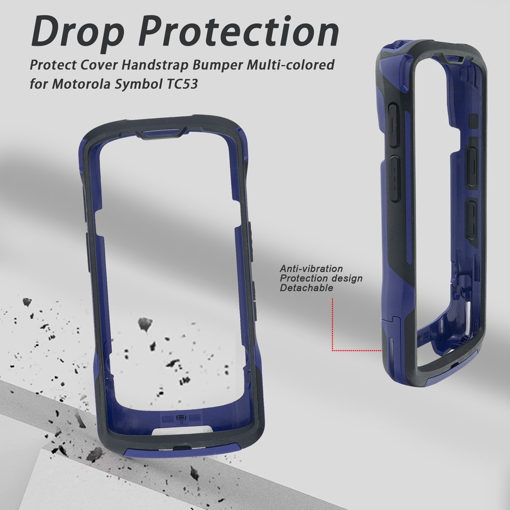 USA New Protective Cover Rugged Boot Replace for Zebra TC53 TC58 Barcode Scanner