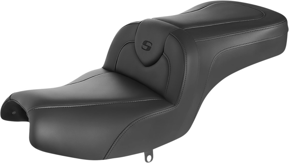 SADDLEMEN RoadSofa™ Seat - without Backrest - Black/Black Stitching -