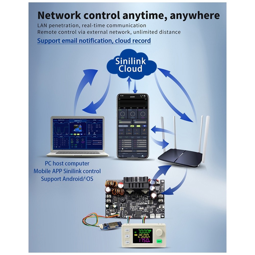 CNC DC Adjustable Voltage Regulated Power Supply Constant Voltage Kon2390