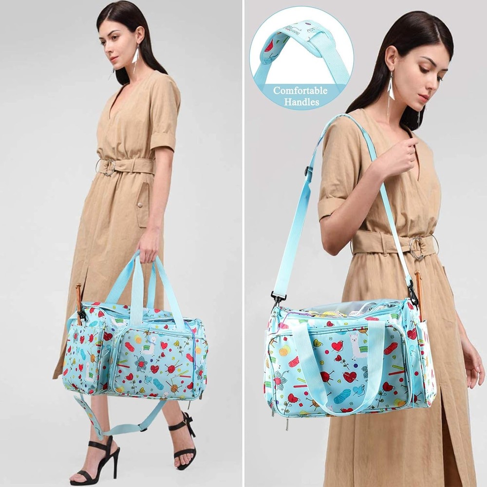 Durable Yarn Organizer with Shoulder Strap