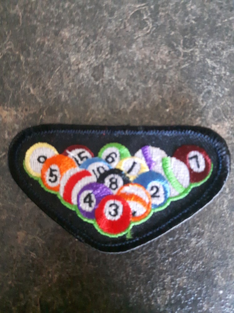 Billiards Pool Collectible Patch Badge Crest