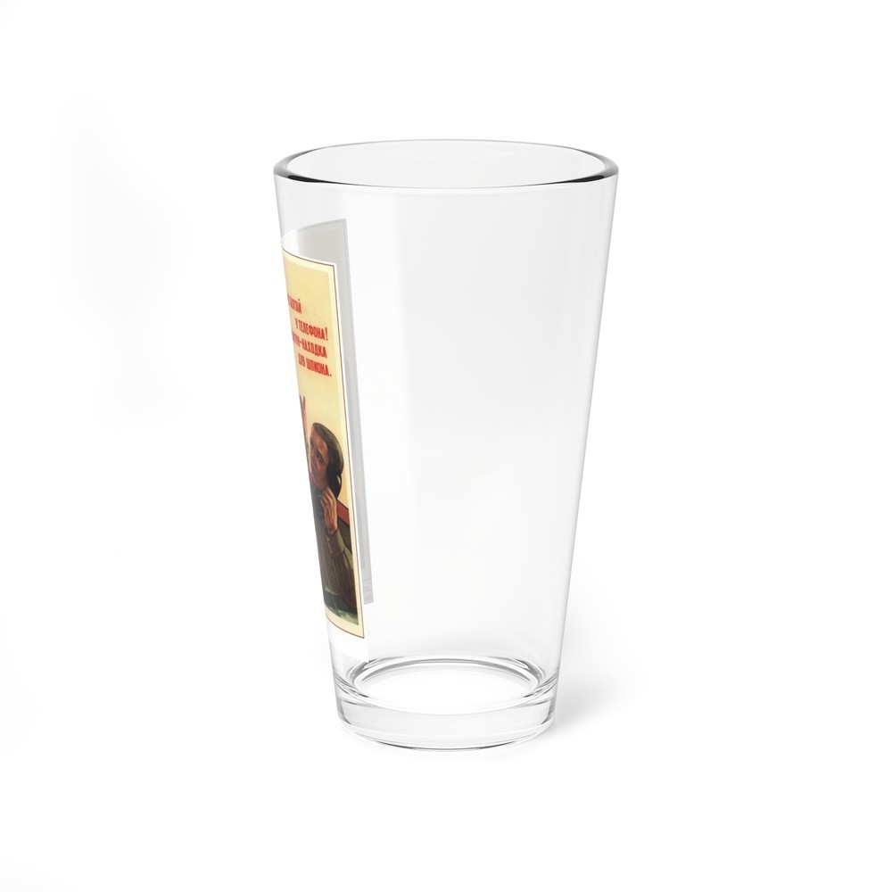 Soviet Era Poster 85 - Pint Glass 16oz