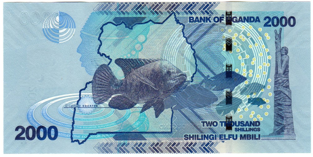 Uganda 2000 Shillings 2010 Pick 50 Mint Unc