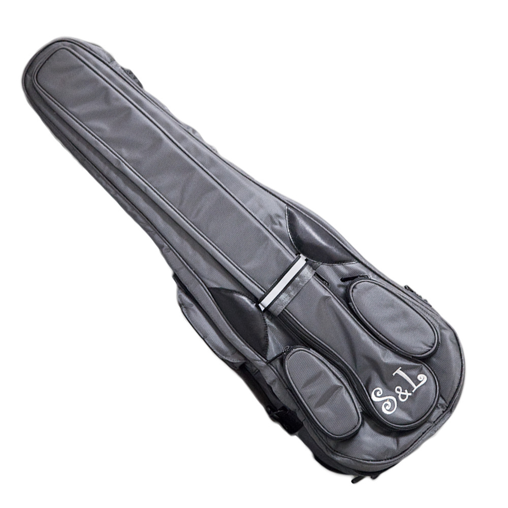 Paititi S&L Triangular Full Size Violin Soft Bag Backpack Style Grey Color