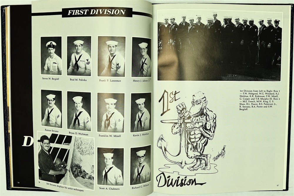 USS Sylvania (AFS-2) 1985 Mediterranean Deployment Cruise Book