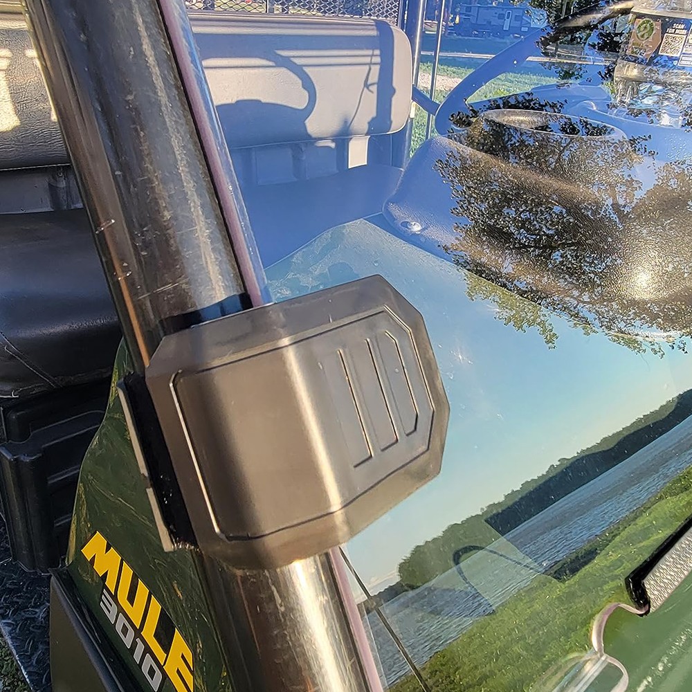 FOR KAWASAKI MULE 3000 MULE 3010 FOLDING WINDSHIELD PC CLEAR FRONT WINDSCREEN