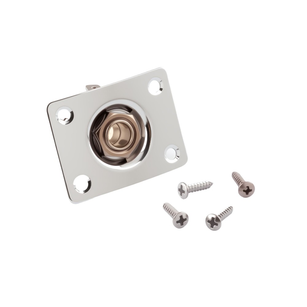 Les Paul SG Style Square Electric Guitar Input Output Jack Plate Jack Socket