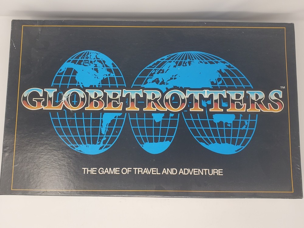 Vintage 1984 GLOBETROTTERS Board Game 100% COMPLETE 2 Sets Read Description