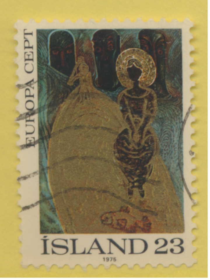Iceland Stamp Scott #479, Used