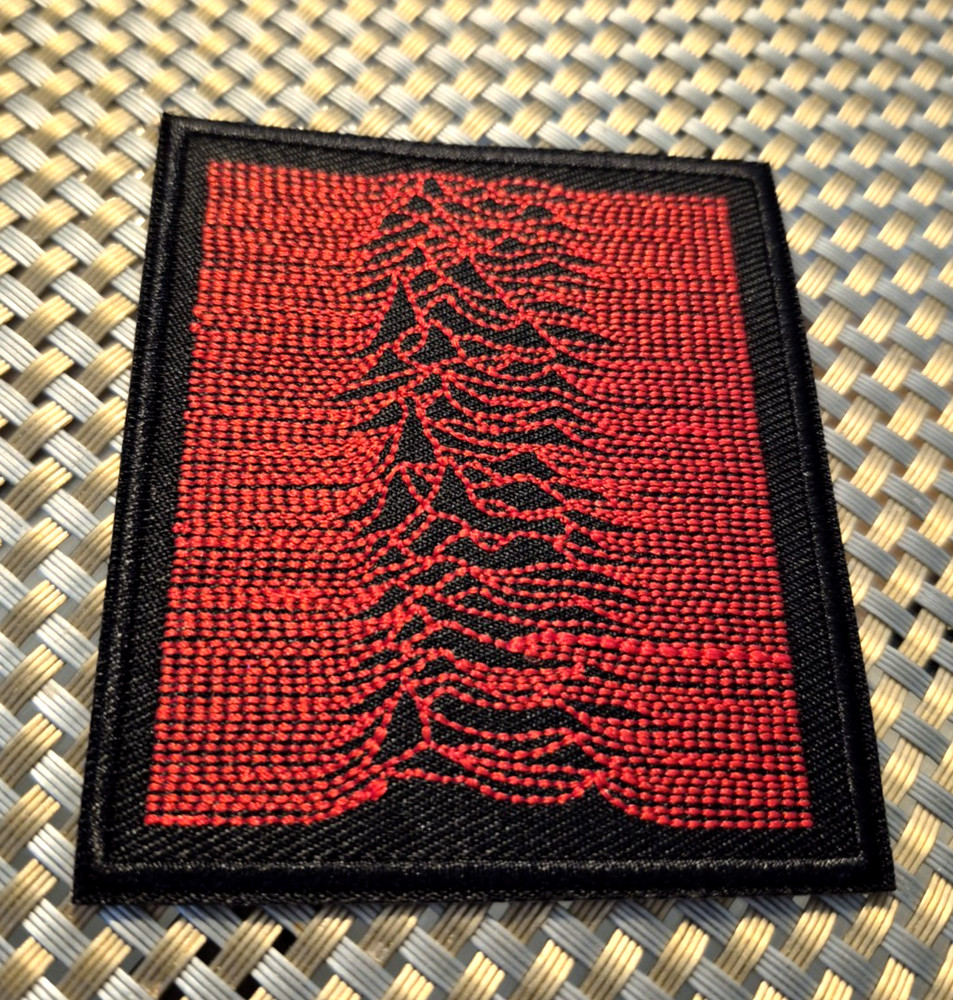 Joy Division (band) Unknown Pleasures Embroidered Patch Iron-On Sew-On US ship