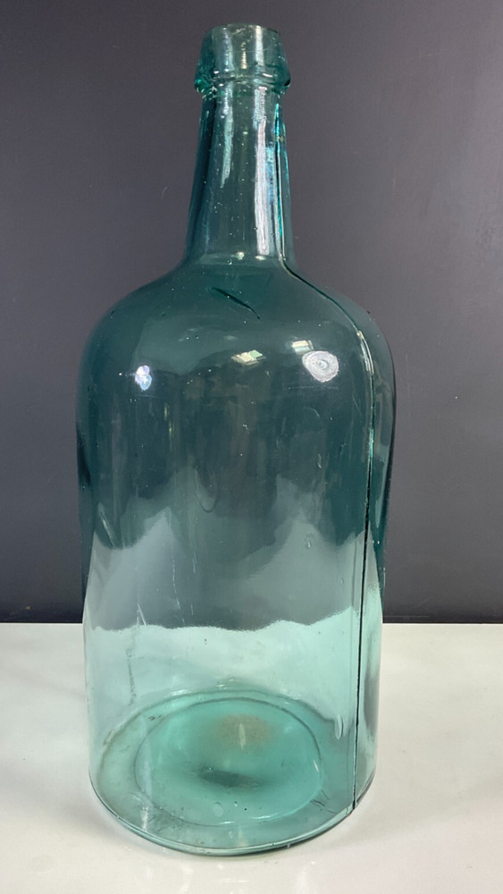 Vintage Large Aqua Demijohn Bottle 1 Gallon