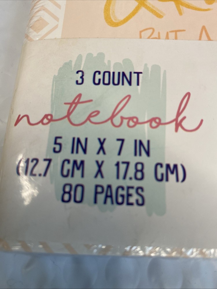 3 Count Notebook 5" X 7" I Just Need Sunshine