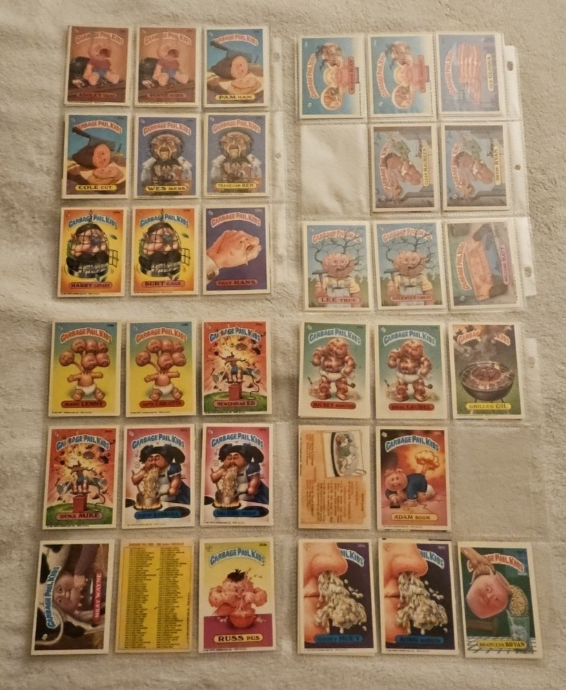GPK Lot Series 3-9 Including CGC Graded Errors