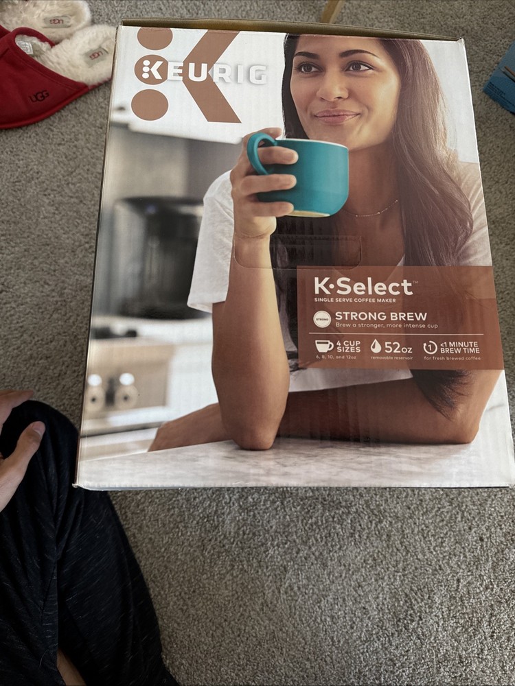 Keurig K-Select Single Serve K-Cup Coffee Maker • Matte Black • Open Box