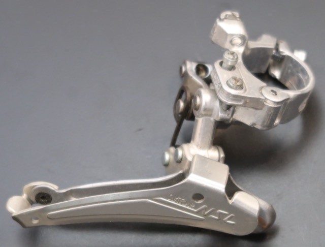 Suntour NSL alloy front derailleur 28.6 reverse pull rapid rise