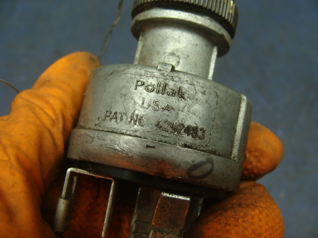 POLLAK IGNITION SWITCH WITH KEY PULL FROM POWERBOSS PB45LP FLOOR SWEEPER