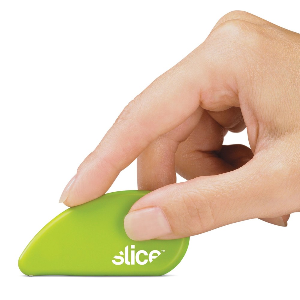 slice® Safety Cutters, Fixed, Non Replaceable Micro Safety Blade, Ceramic, Green
