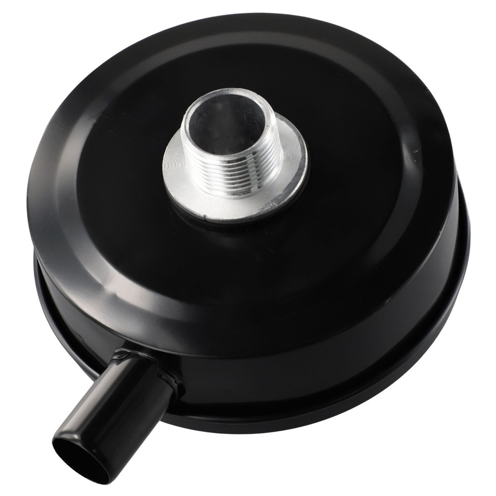 Compressor Male Threaded 32mm Air Intake Silencer Filter Metal Shell,150mm