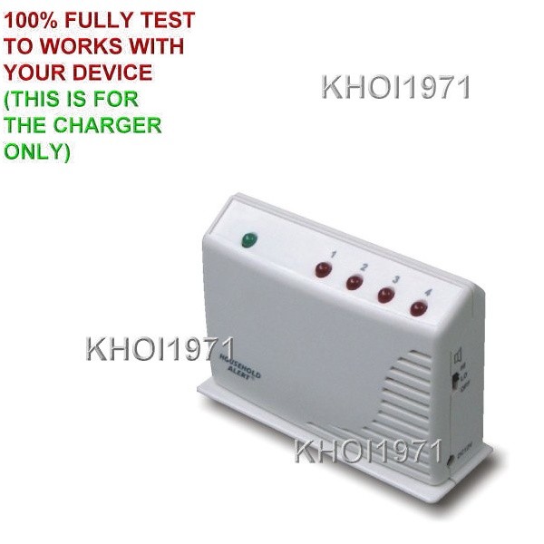 4FT Wall AC adapter power for HA-318 Skylink HOUSEHOLD ALERT Security sensor