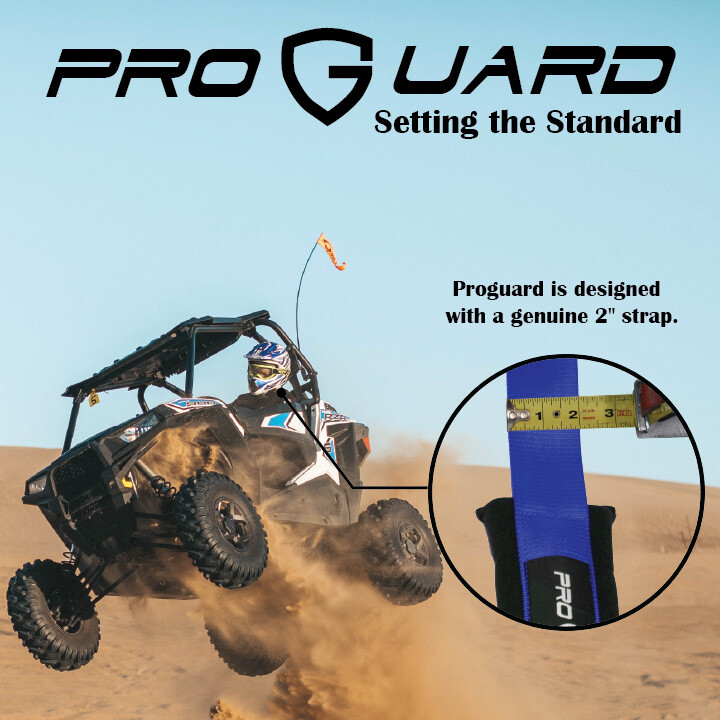 ProGuard 2" Safety Harness, 4 point Blue 4 Pack