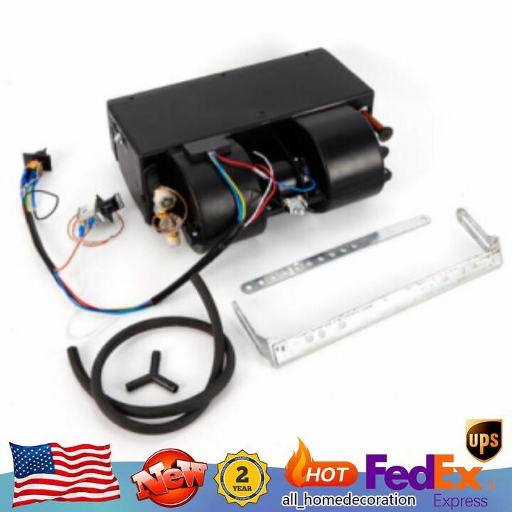 12V Universal Under Dash AC Evaporator Underdash A/C Air Conditioner Heat + Cool