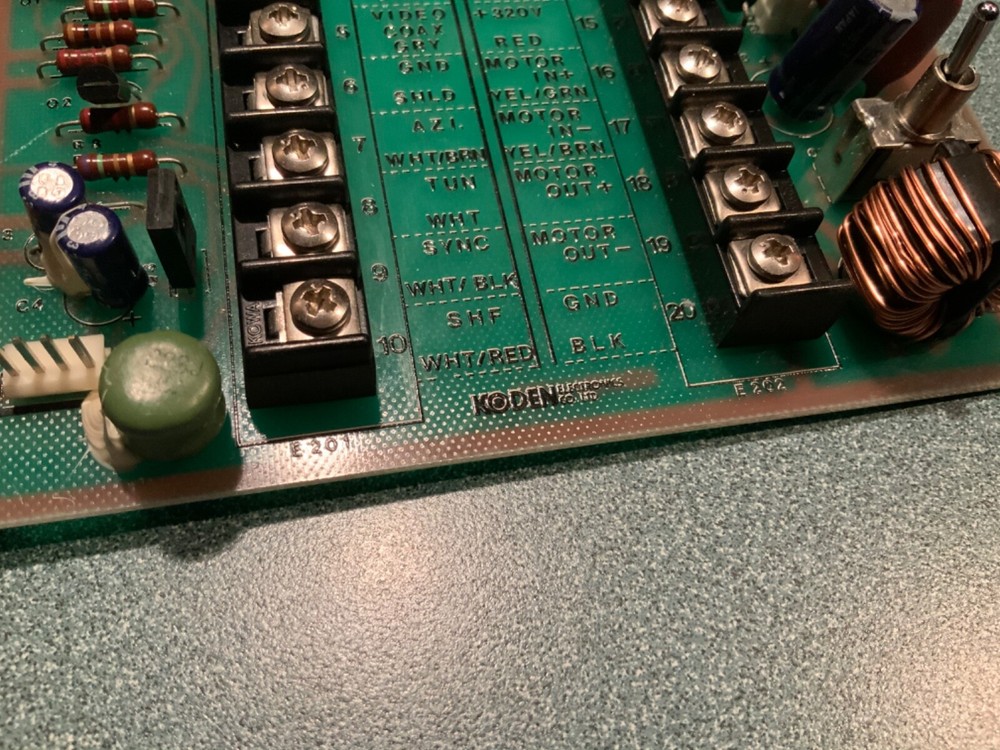 VINTAGE KODEN "AZIMUTH PULSE CIRCUIT" BOARD - MARINE RADAR
