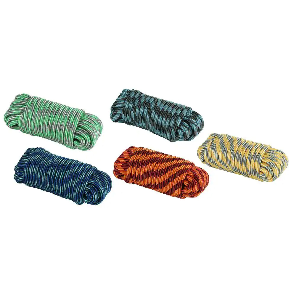 1/2 In. X 50 Ft. Assorted Color Heavy-Duty Diamond Braid Polypropylene Rope (1 C