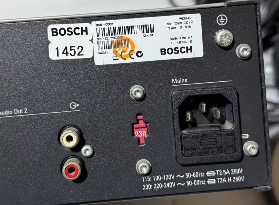 BOSCH 7pcs DISL-DCN conference microphone, 1pc DCN-CCUB host unit
