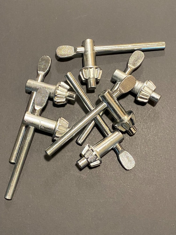 Drill Chuck Key with Fixed Pin for Jacobs and Rohm Chucks