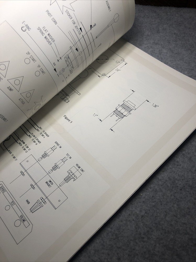 **** Shinobi Arcade Game Kit Manual Service Guide Coin-op ****