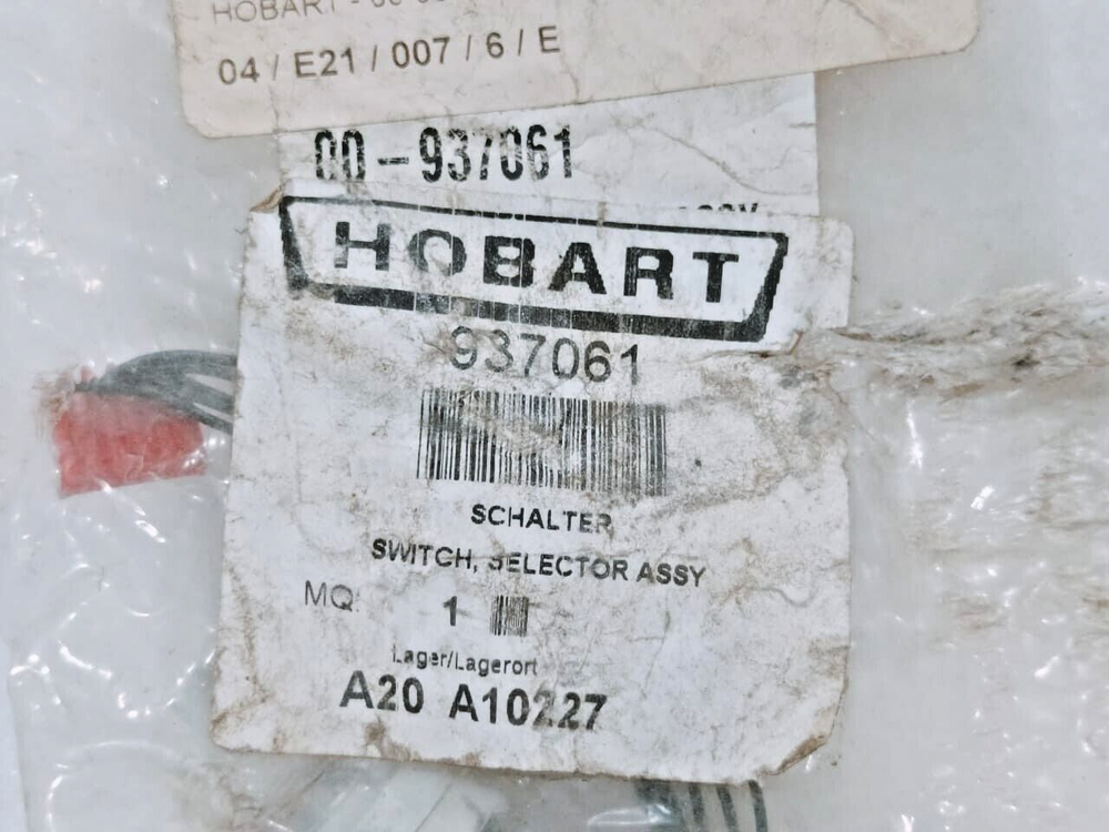 Hobart 00-937061 Speed Selector Switch Assembly