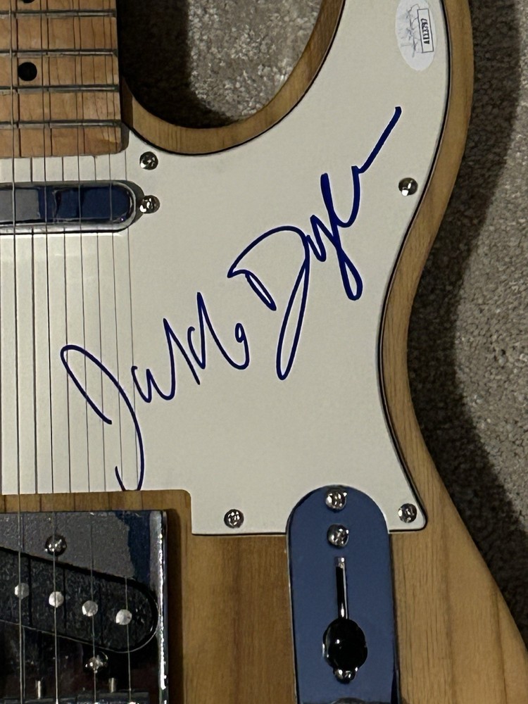 Jakob Dylan Signed Guitar Autographed Wallfowers Bob Dylan Son JSA Authenticated