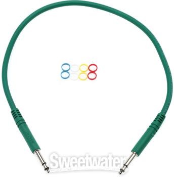 Mogami PJM 1205 Bantam 12" TT Patch Cable - Green