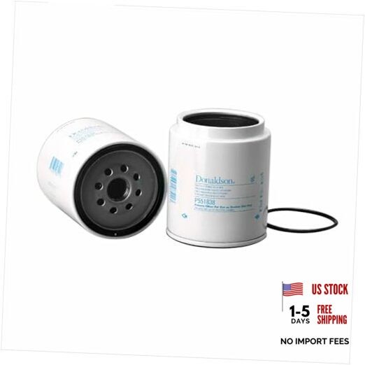 Donaldson P551838 Fuel Water Separator Filter 5.04 In., Water Separator Type,