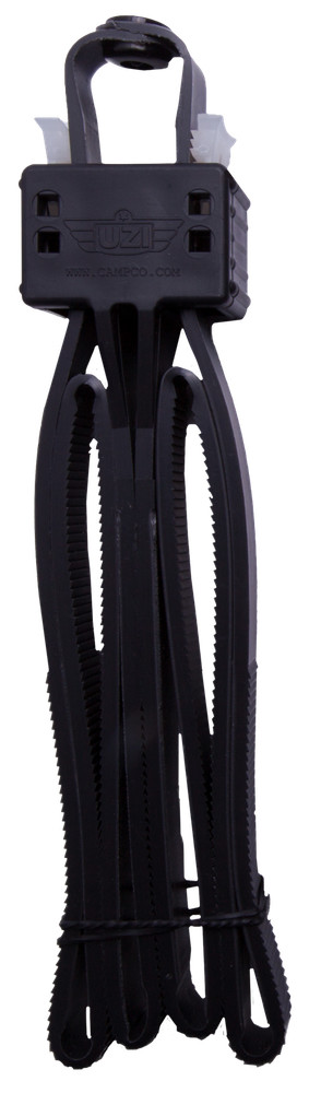 Uzi Accessories UZIFLXCB Flex Cuff Black Polymer Adjustable