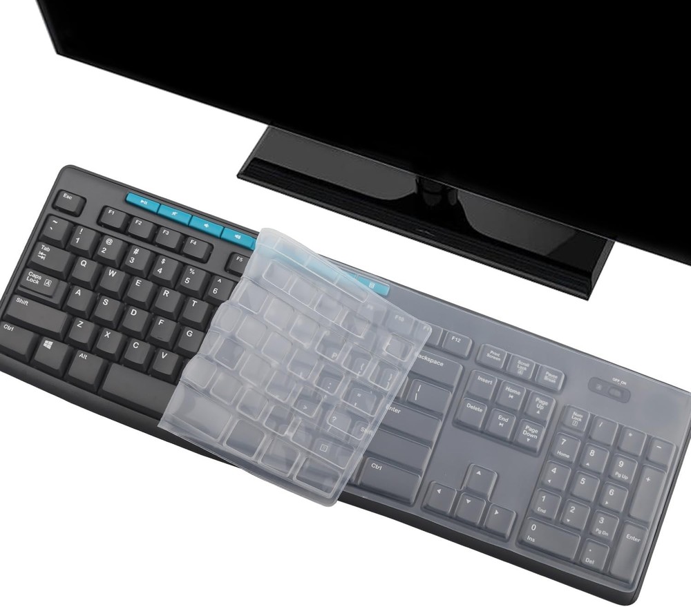 Reusable Silicone Keyboard Protector for Logitech MK275 MK270 - Scratch Resitant