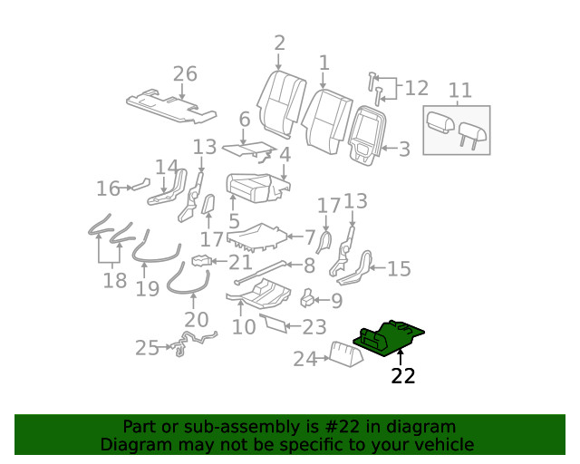 Genuine GM Mount Bracket 22741879
