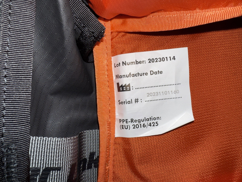 BCA Float E2-25 E2 Airbag System Backpack - Black/Orange S/M Torso